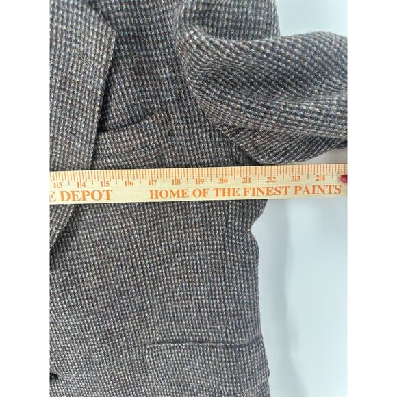 Harris Tweed Blazer Men’s Scottish Wool Sports Jacket Coat Speckled USA CLEAN - Picture 7 of 12